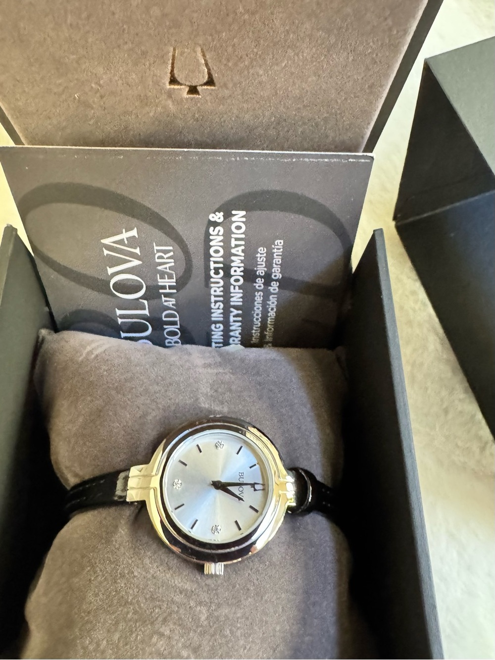 ✅NEW “BULOVA” 💯% Authentic Rhapsody Bracelet Watch, 30mm